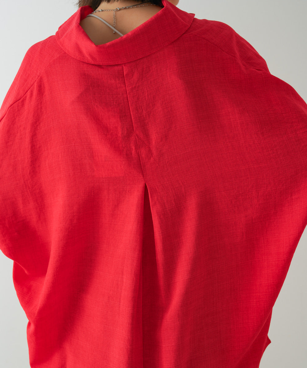 【新色追加】麻ライクスキッパーブラウス