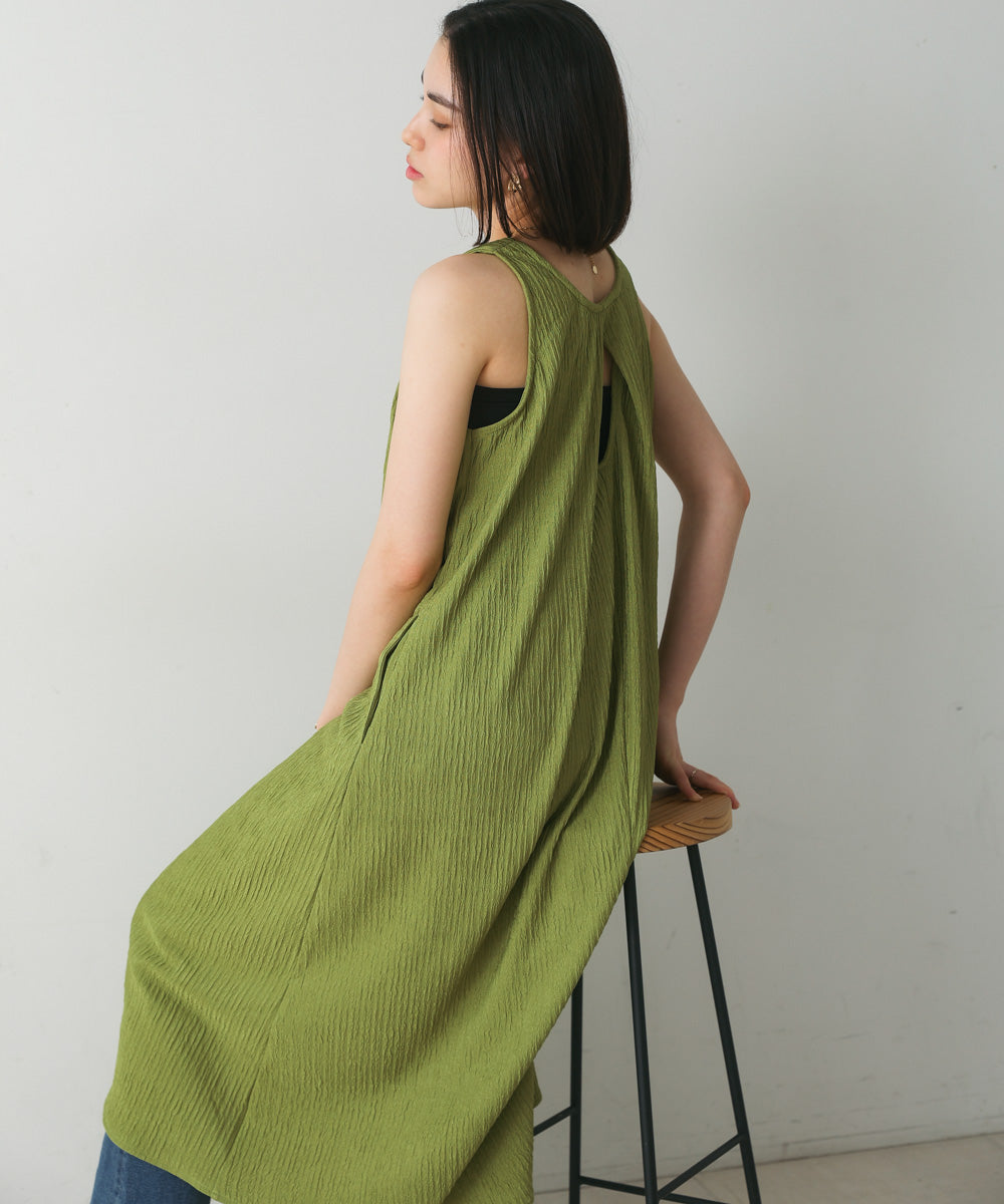 ジャガードフレアワンピース