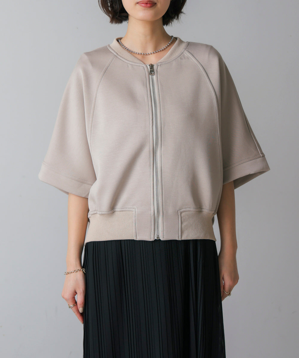 ショート5分袖ブルゾン