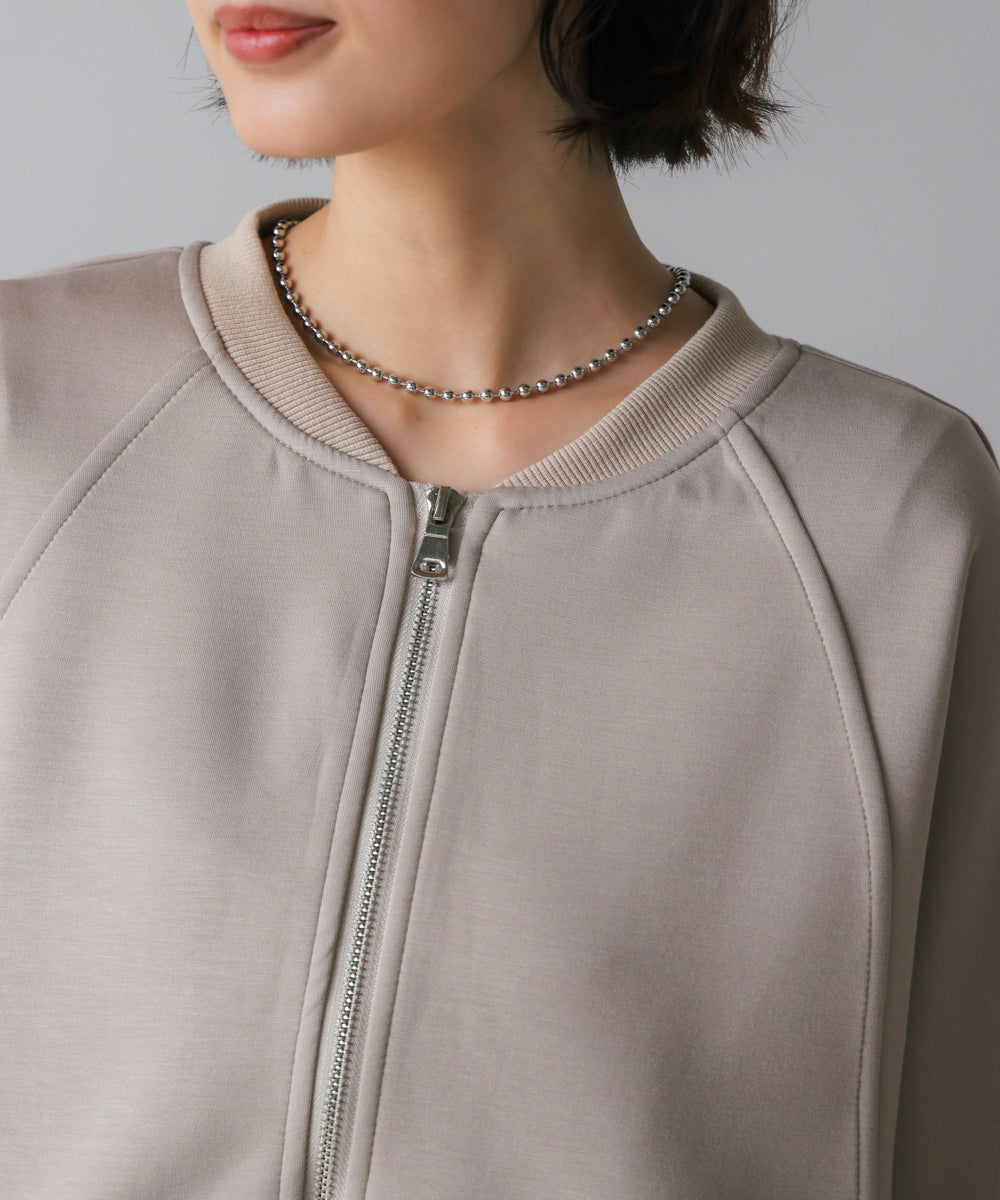 ショート5分袖ブルゾン