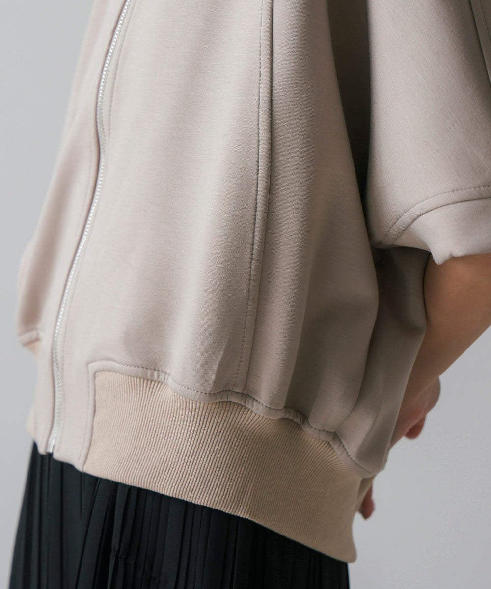 ショート5分袖ブルゾン