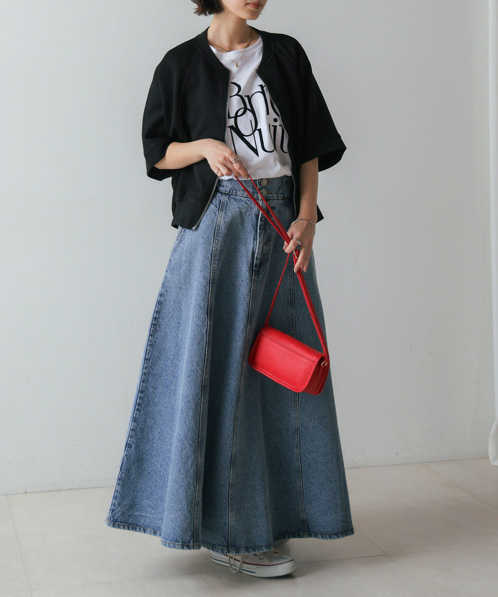 ショート5分袖ブルゾン