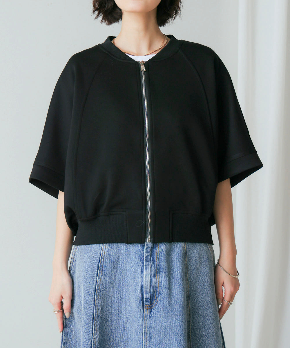 ショート5分袖ブルゾン