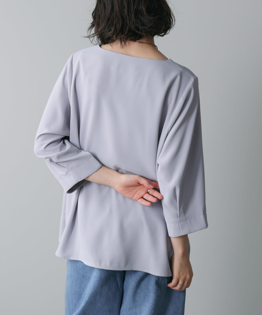 タックスリーブブラウス