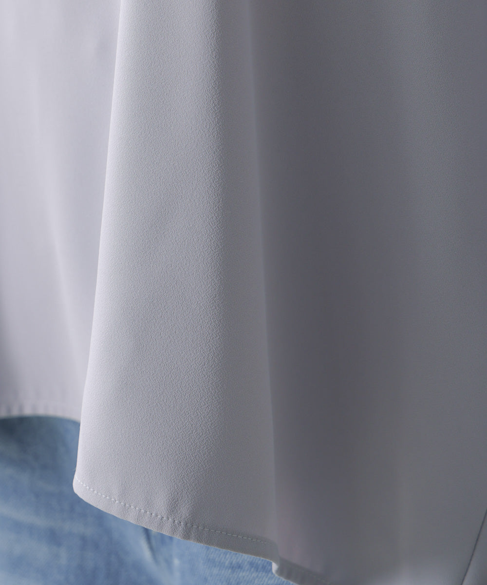 タックスリーブブラウス