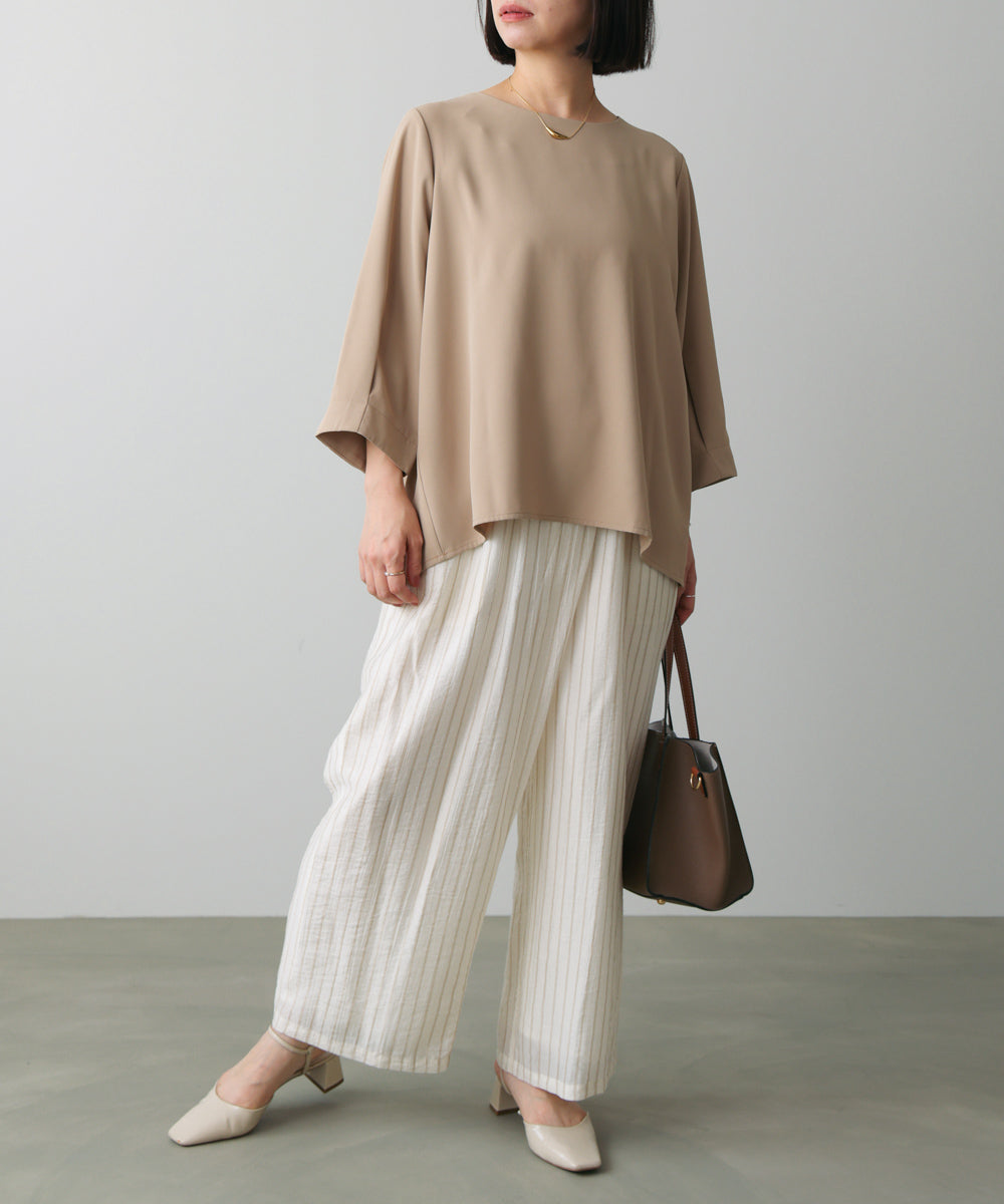タックスリーブブラウス