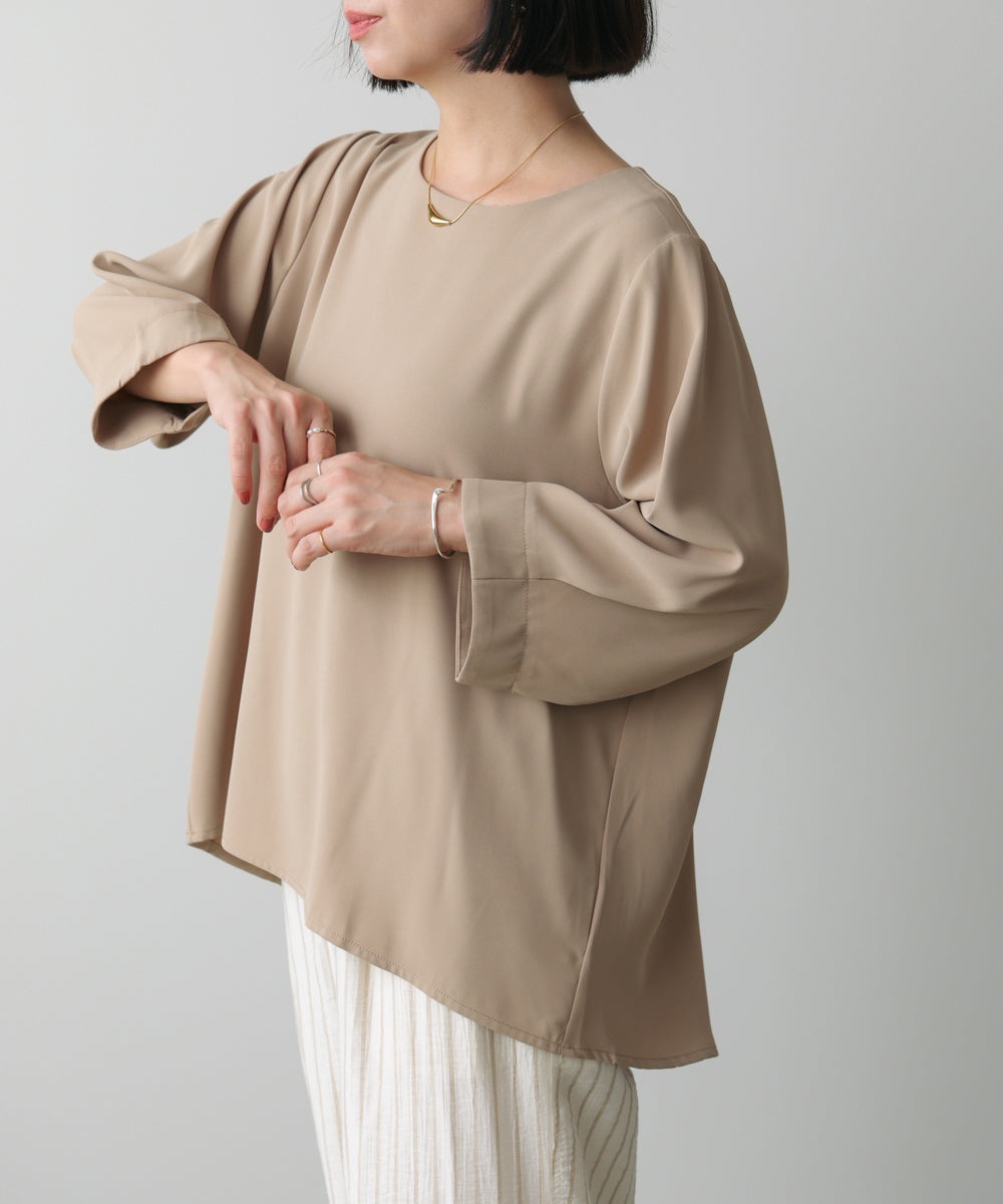 タックスリーブブラウス