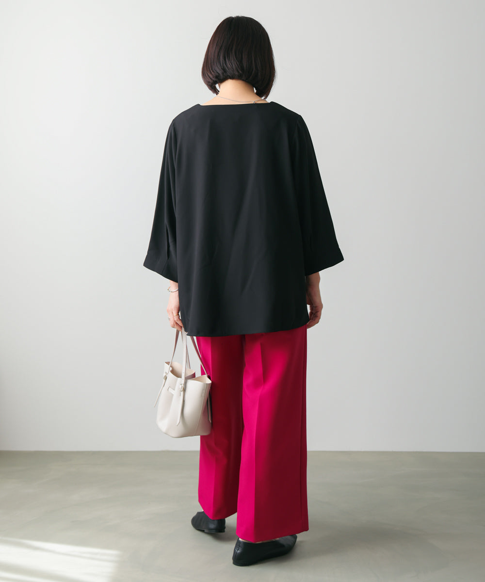 タックスリーブブラウス