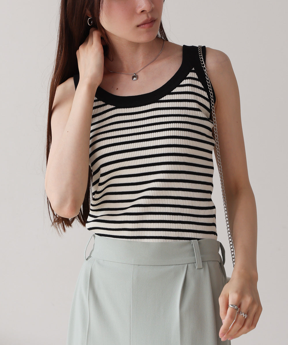 ボーダーニットタンク