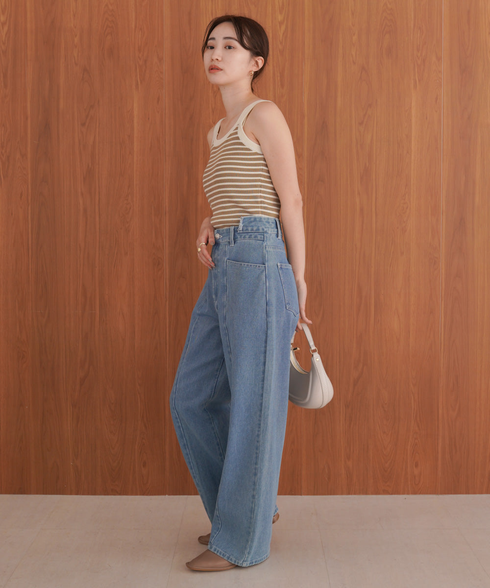 ボーダーニットタンク