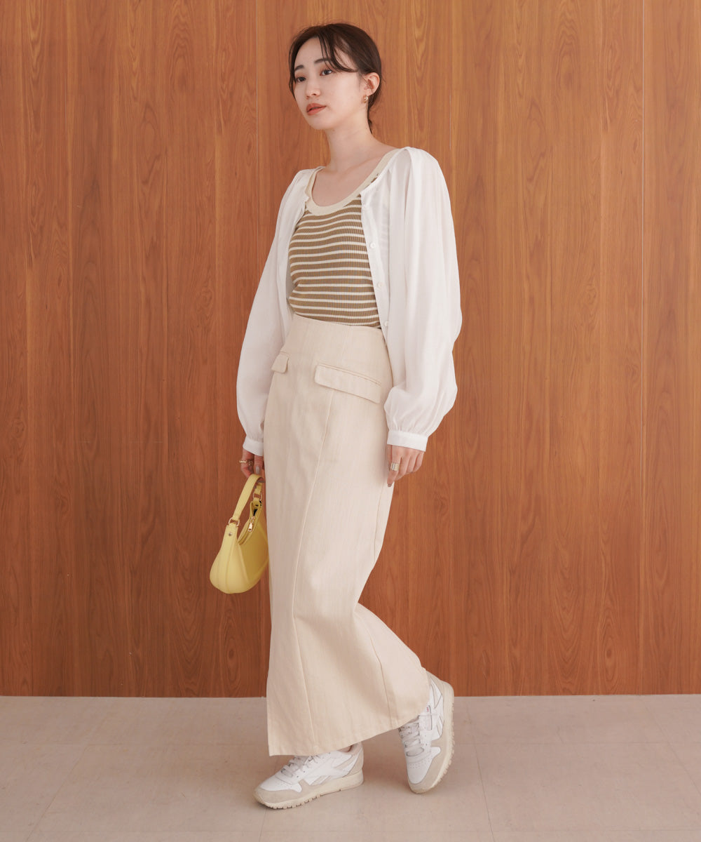 ボーダーニットタンク