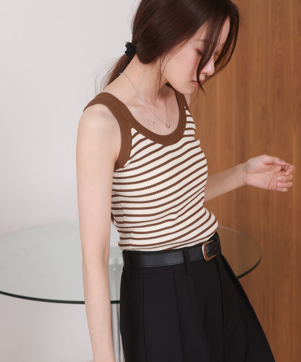 ボーダーニットタンク