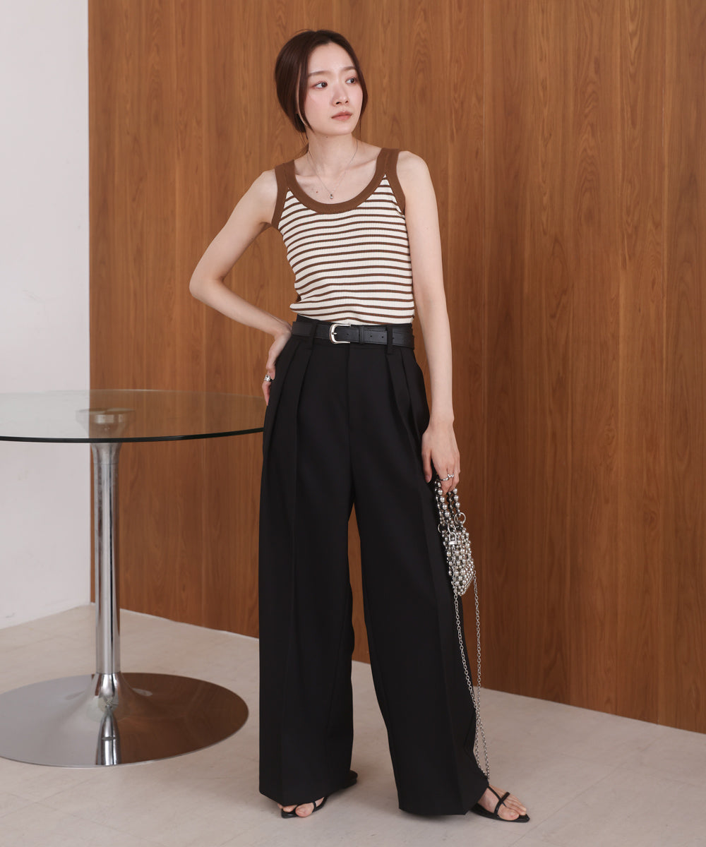 ボーダーニットタンク