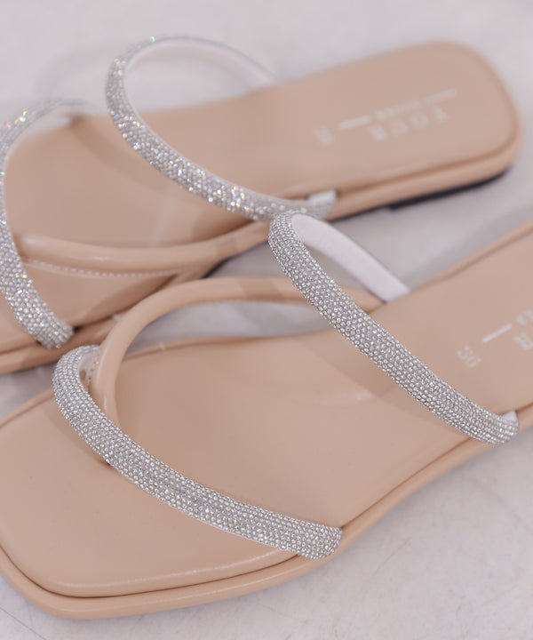 ラインストーンミュール