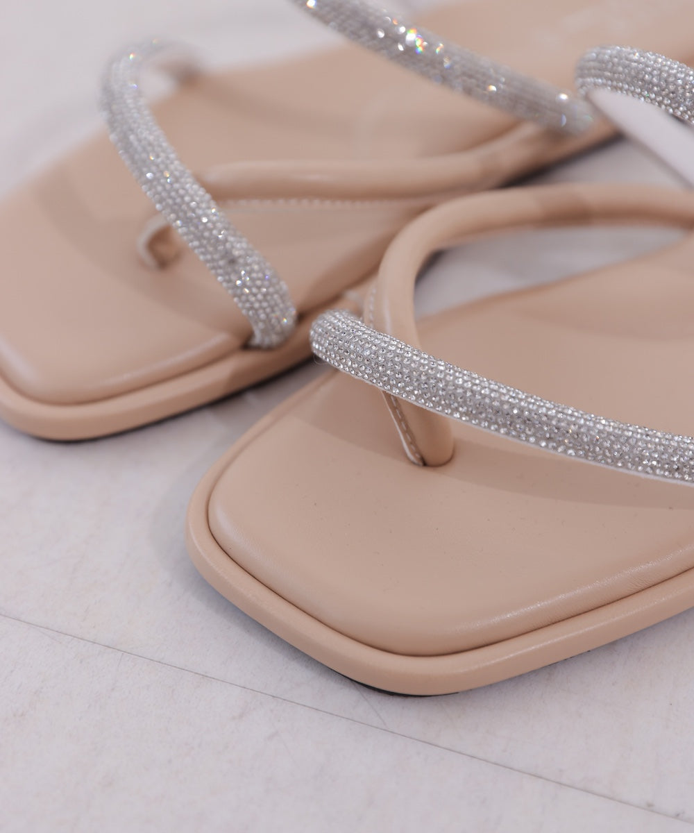 ラインストーンミュール