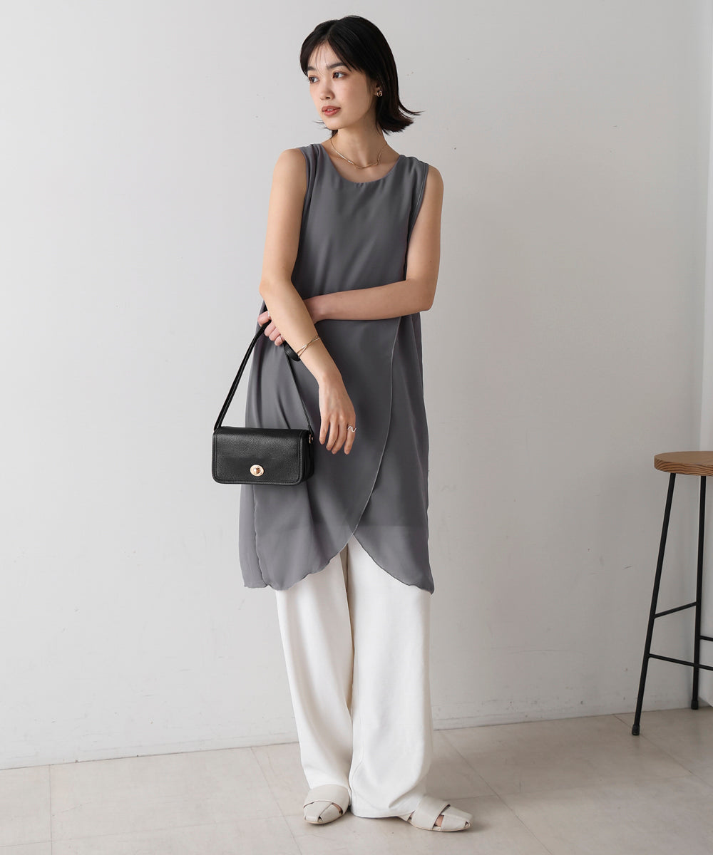 シンプルストレートチュニック