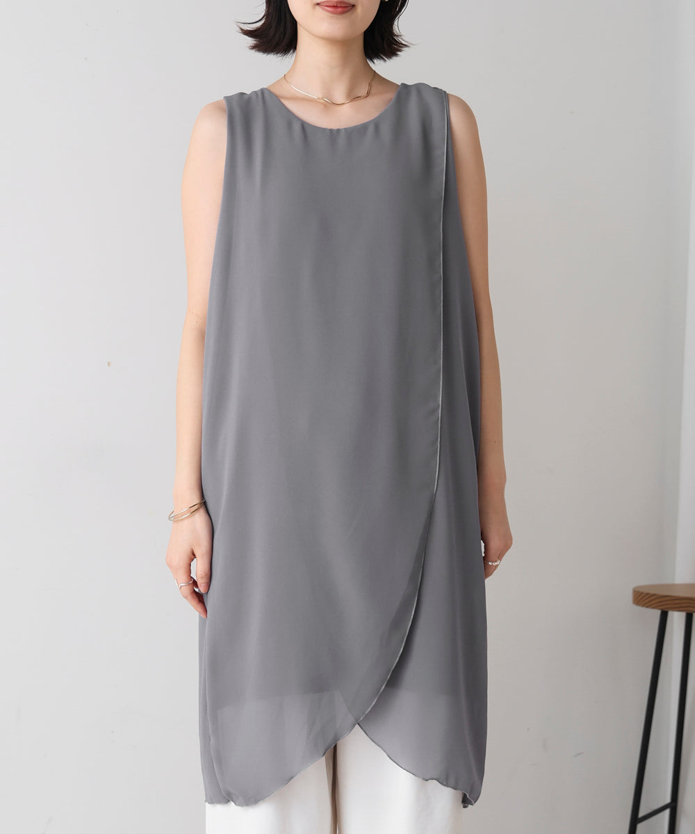 シンプルストレートチュニック