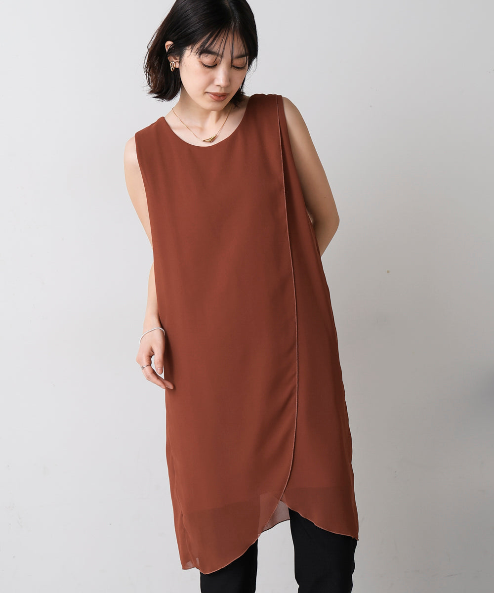 シンプルストレートチュニック