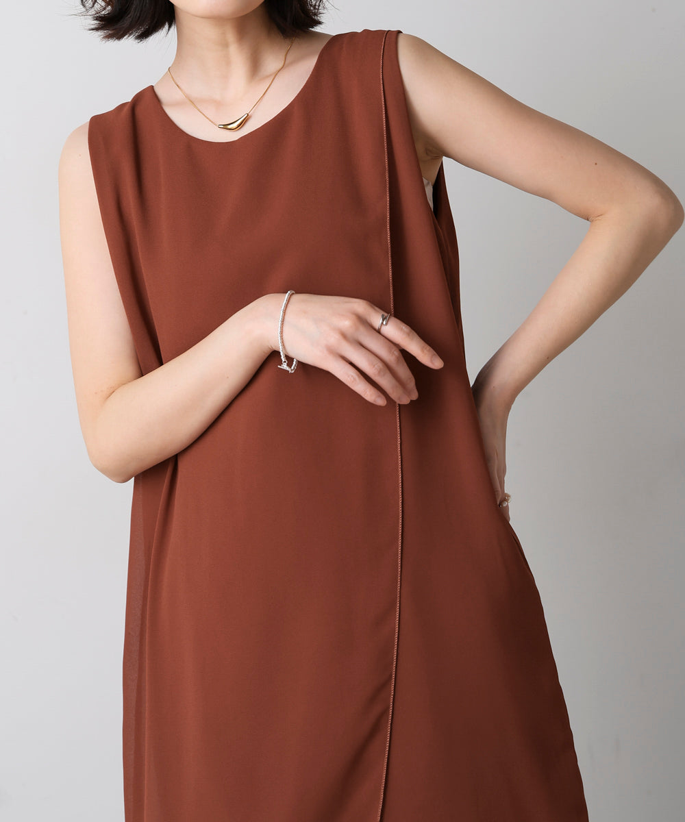 シンプルストレートチュニック