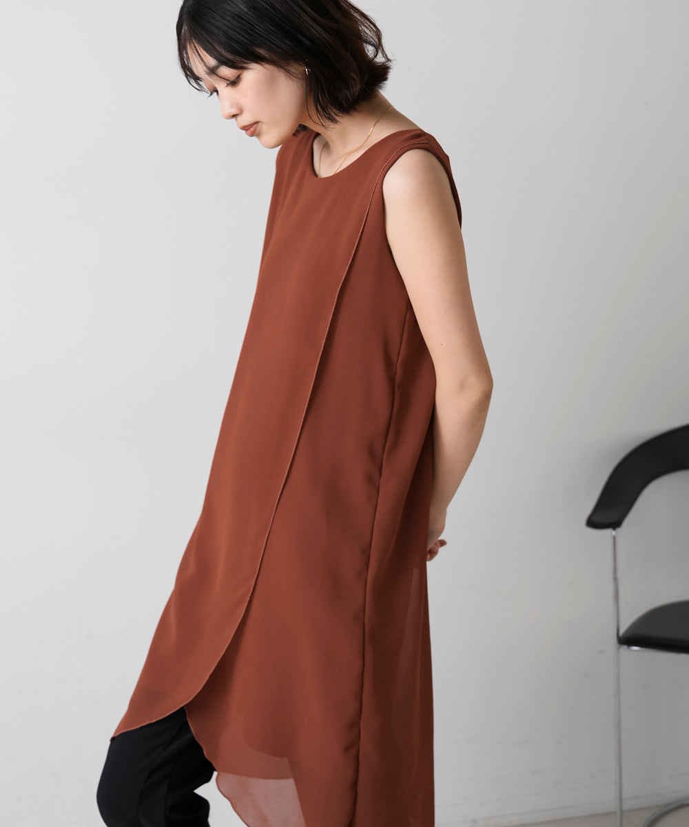 シンプルストレートチュニック