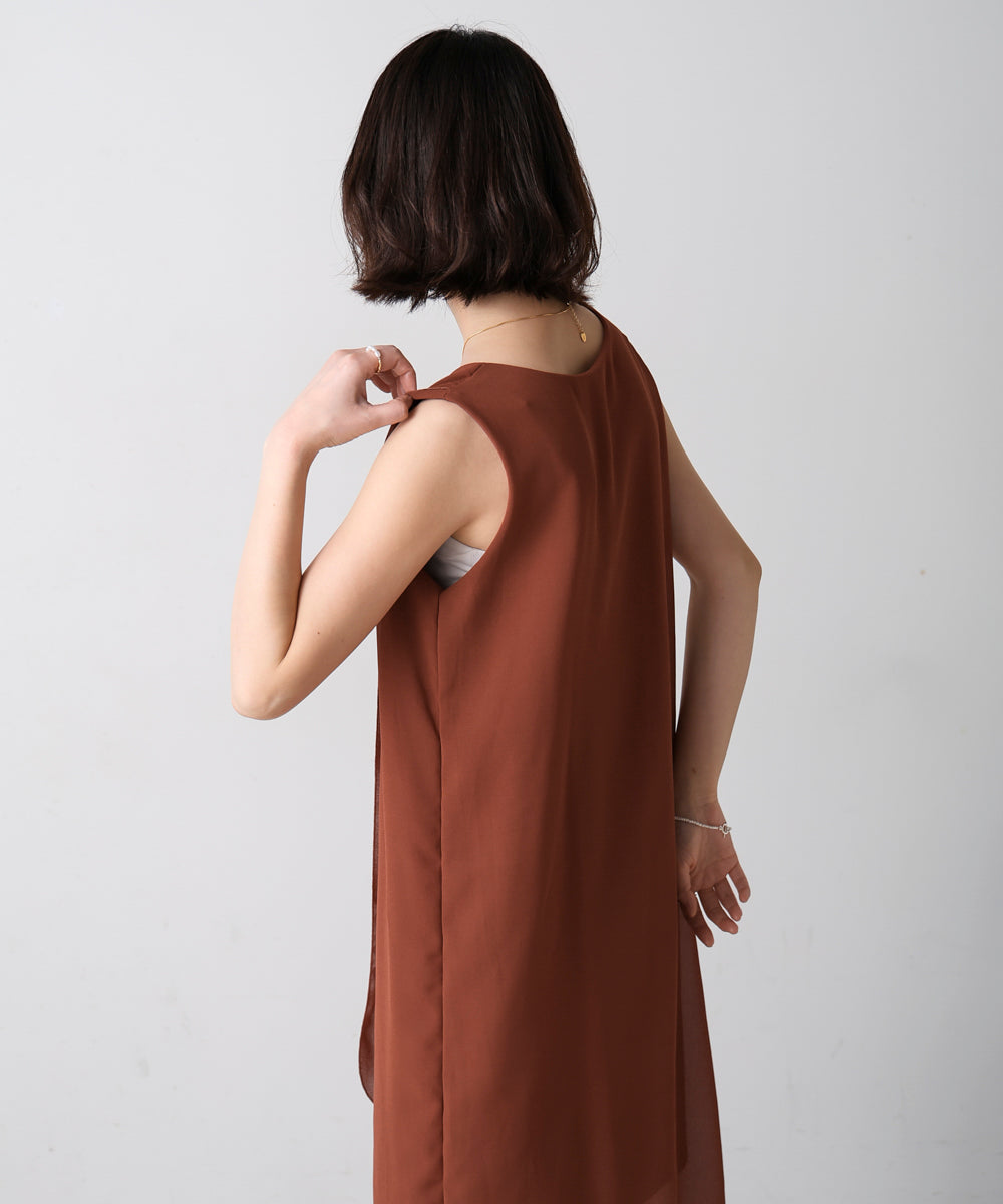 シンプルストレートチュニック