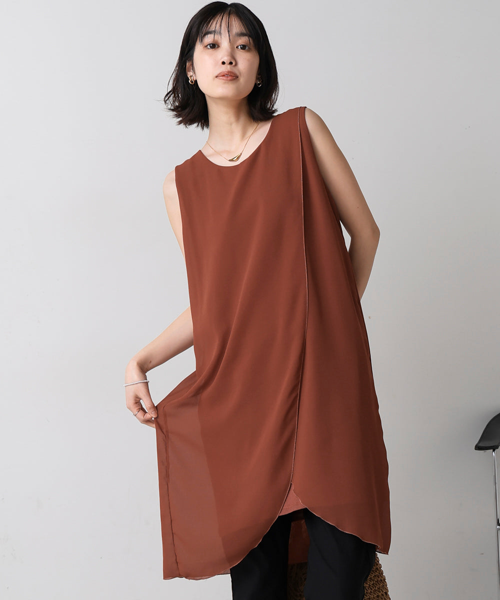 シンプルストレートチュニック