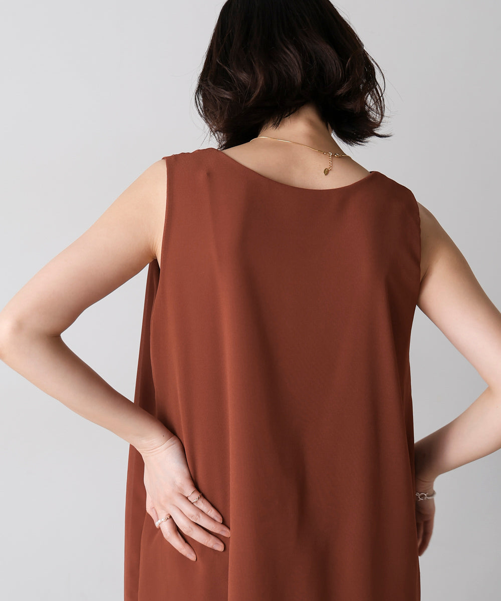 シンプルストレートチュニック