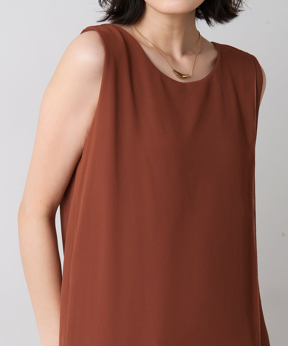 シンプルストレートチュニック