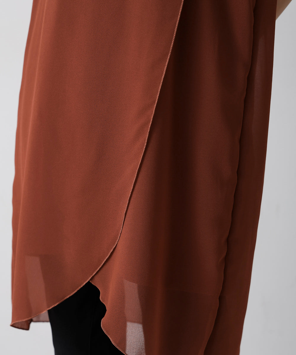 シンプルストレートチュニック