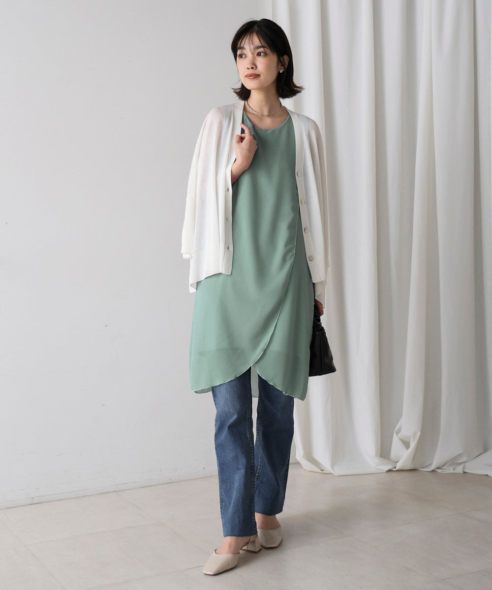シンプルストレートチュニック