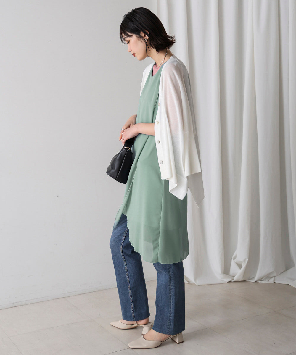 シンプルストレートチュニック