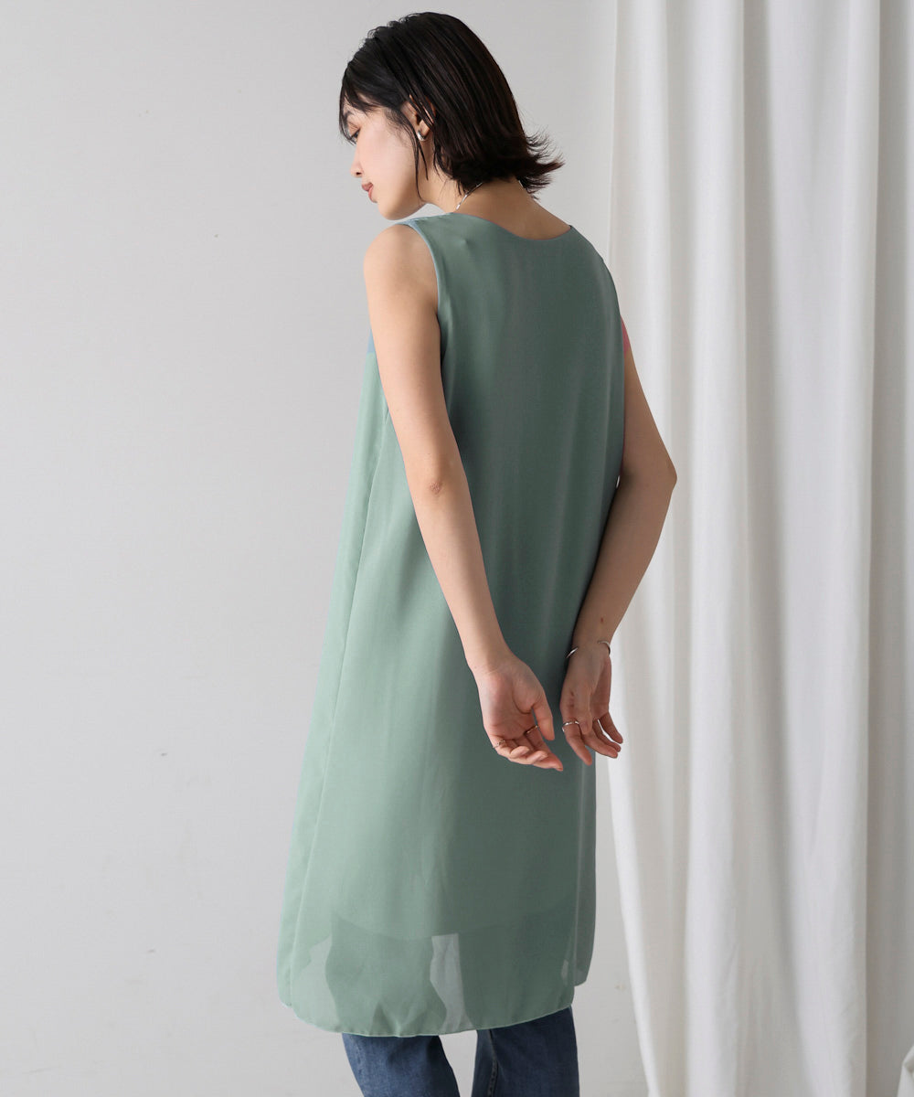 シンプルストレートチュニック