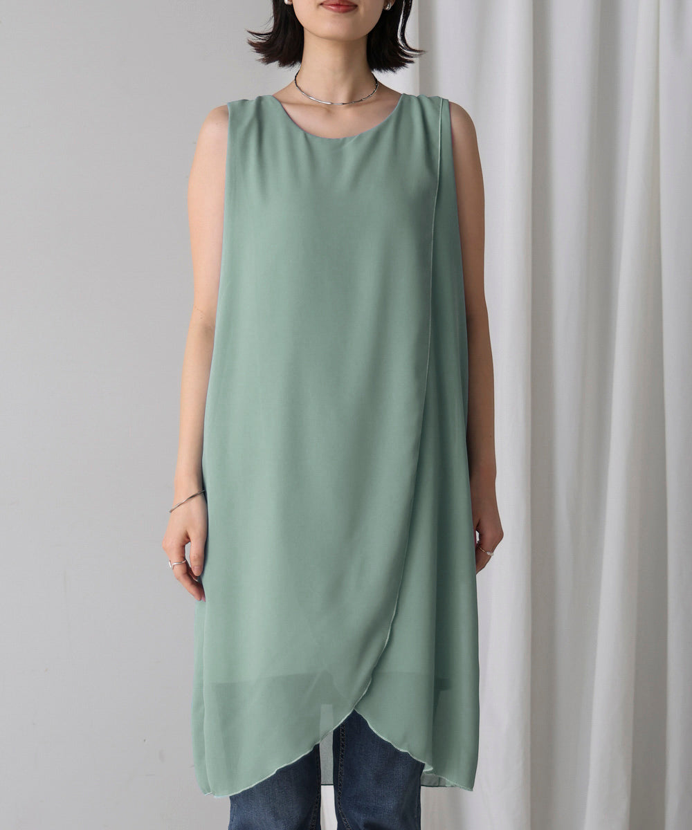 シンプルストレートチュニック