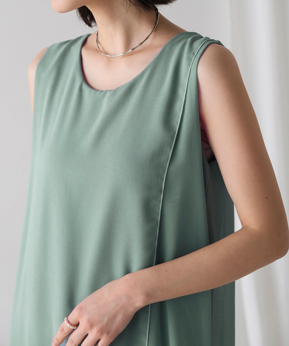 シンプルストレートチュニック