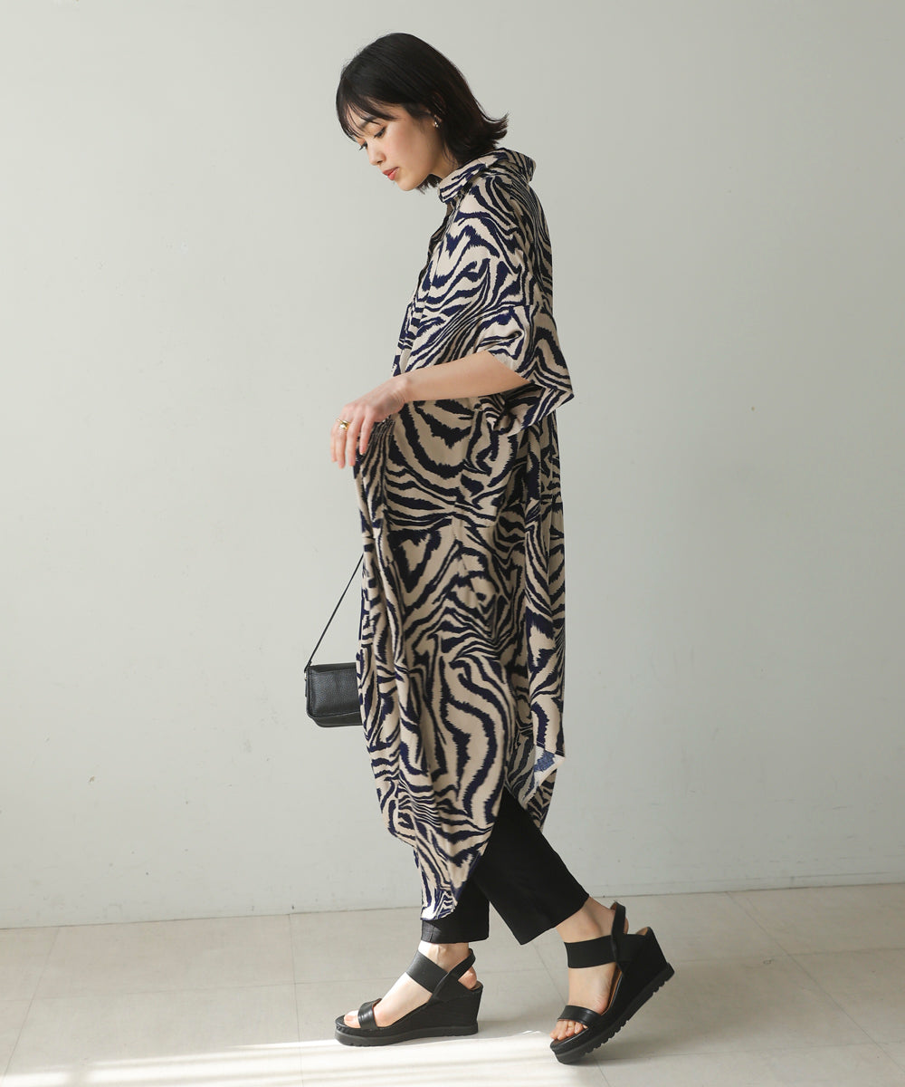 ゼブラ柄ワンピース