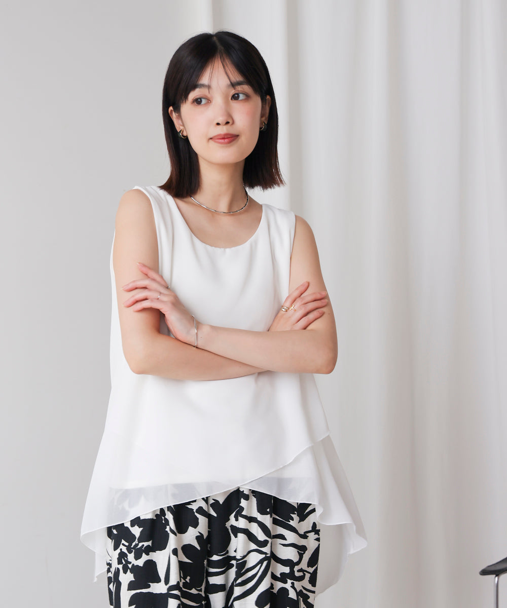 レイヤードシフォンタンク