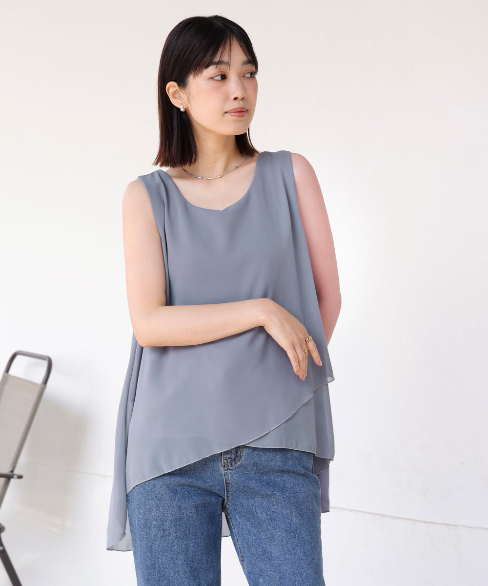 レイヤードシフォンタンク