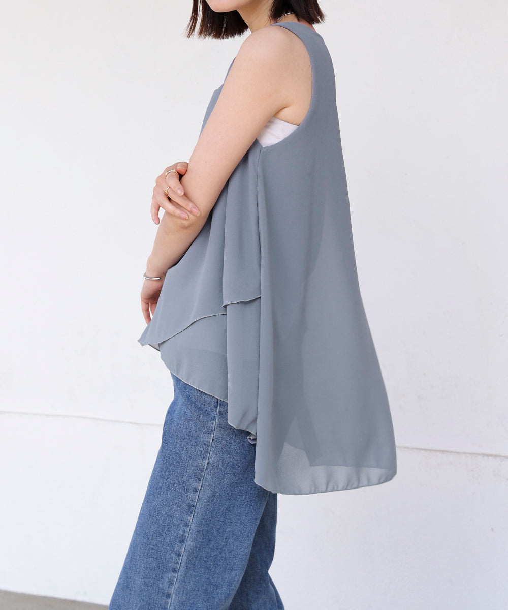レイヤードシフォンタンク
