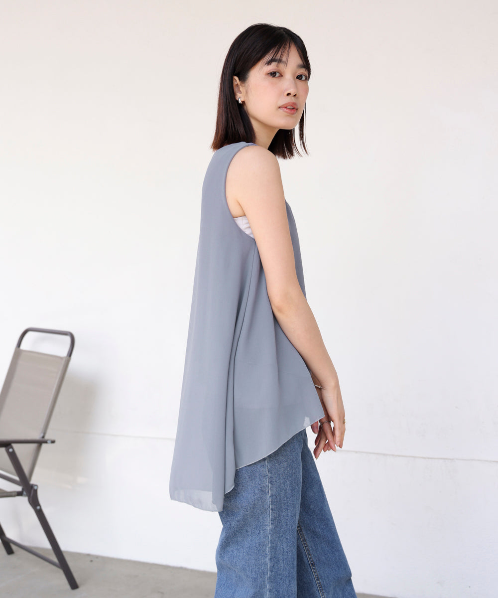 レイヤードシフォンタンク