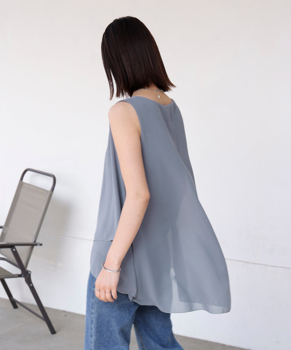 レイヤードシフォンタンク