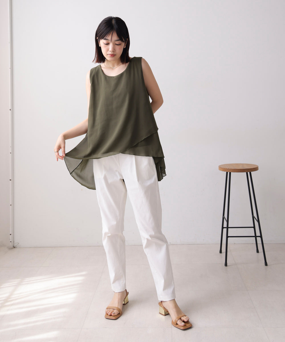 レイヤードシフォンタンク