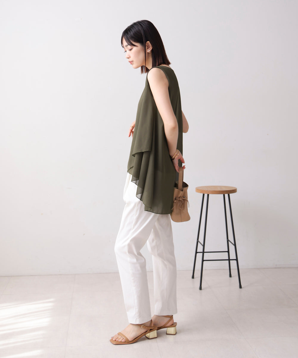 レイヤードシフォンタンク