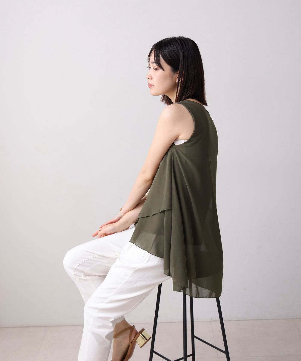 レイヤードシフォンタンク