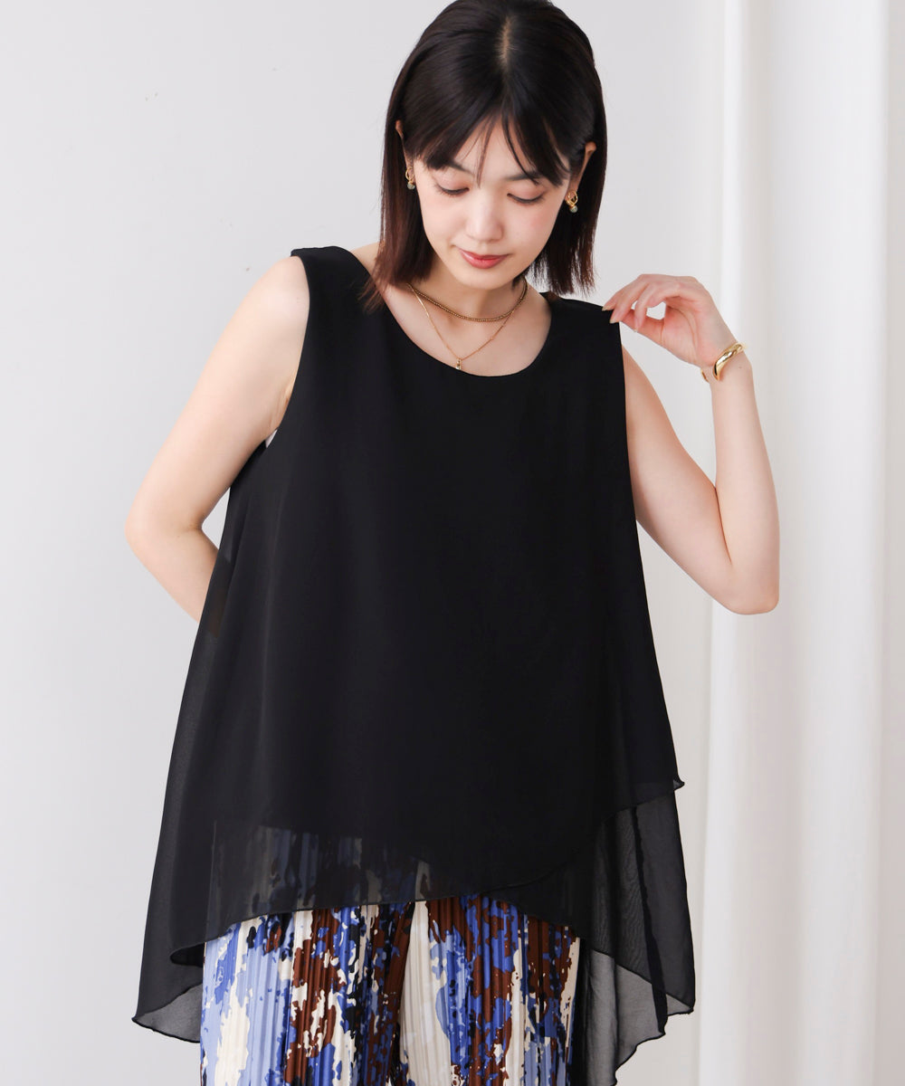 レイヤードシフォンタンク