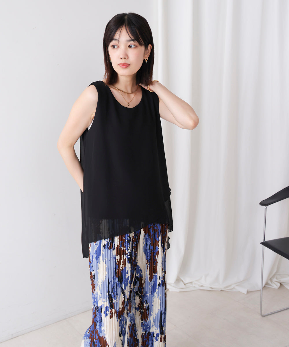 レイヤードシフォンタンク