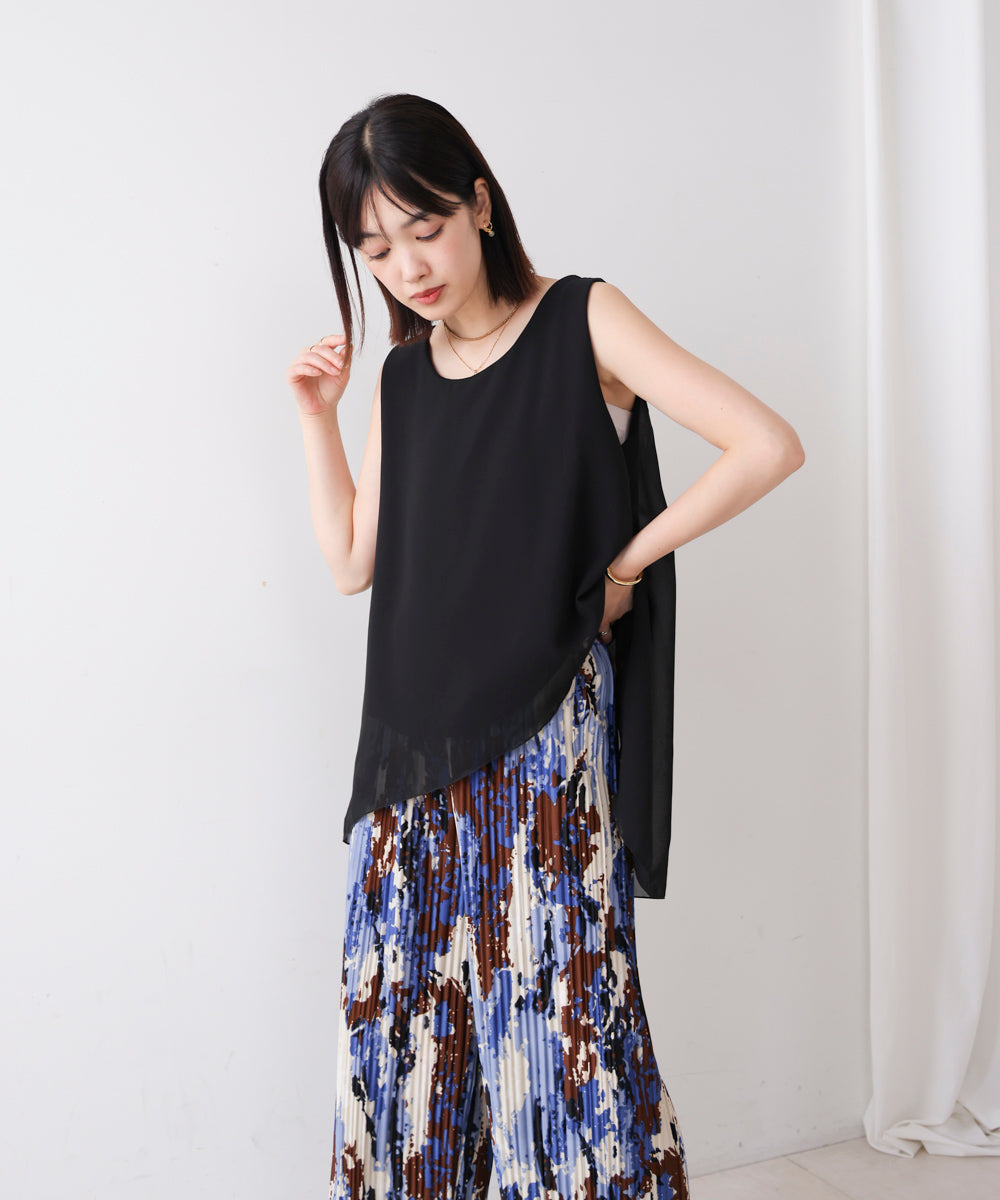 レイヤードシフォンタンク