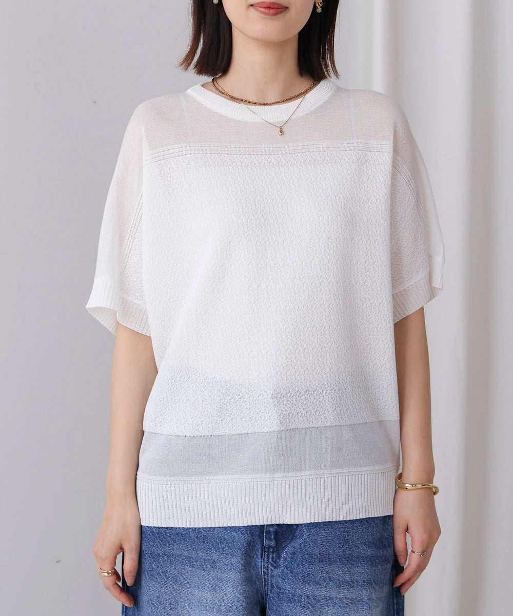 サマーニットプルオーバー