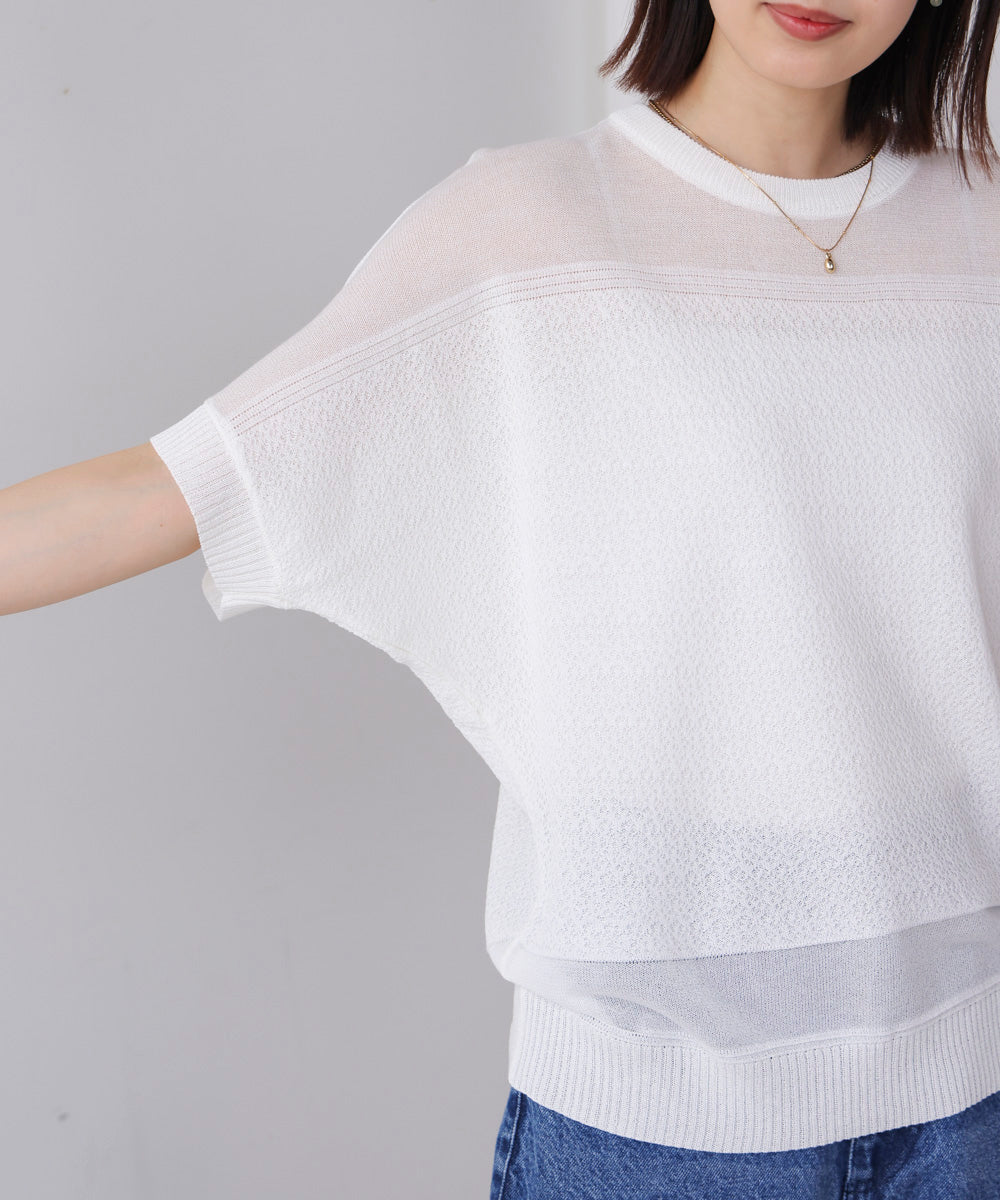 サマーニットプルオーバー