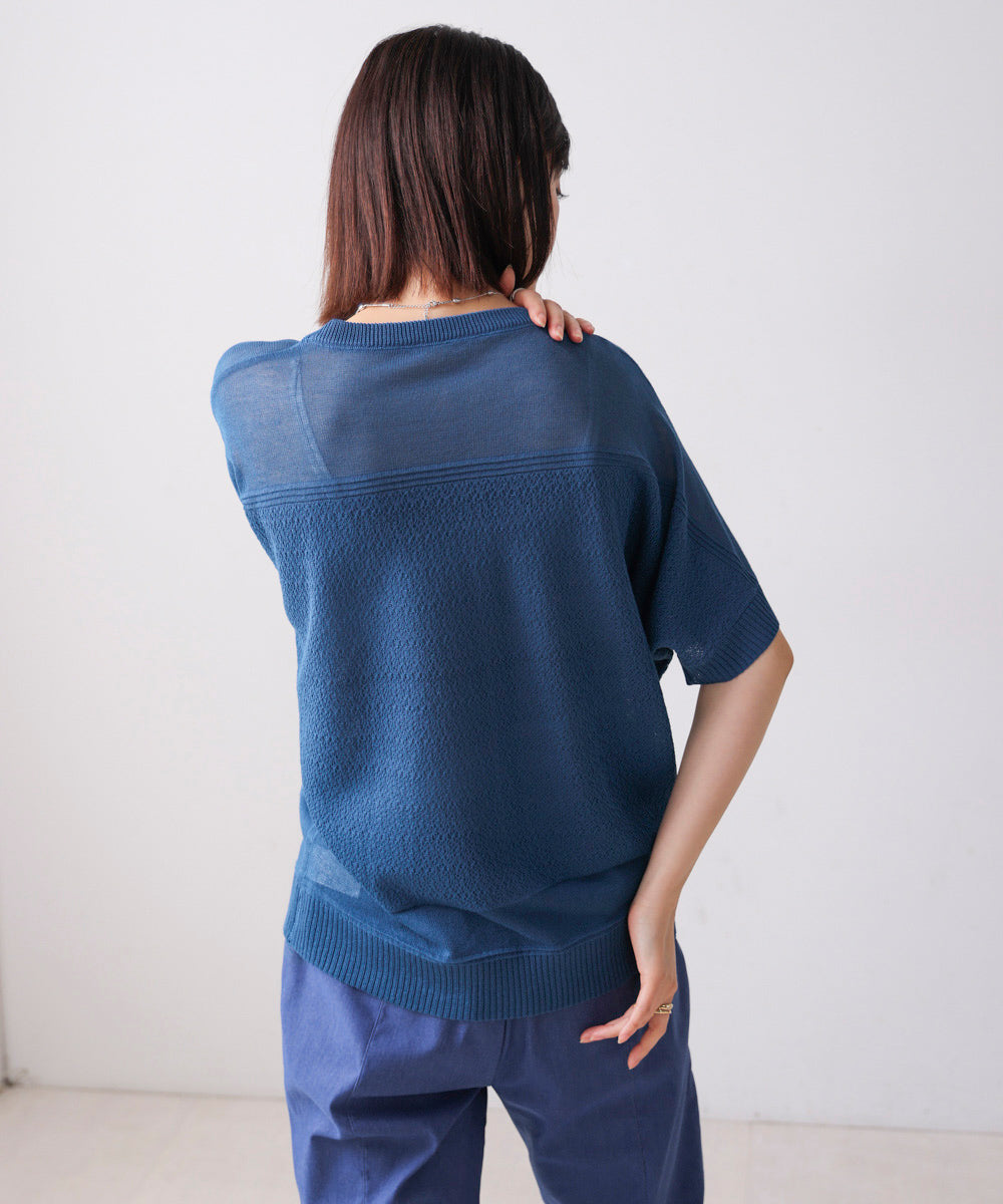 サマーニットプルオーバー