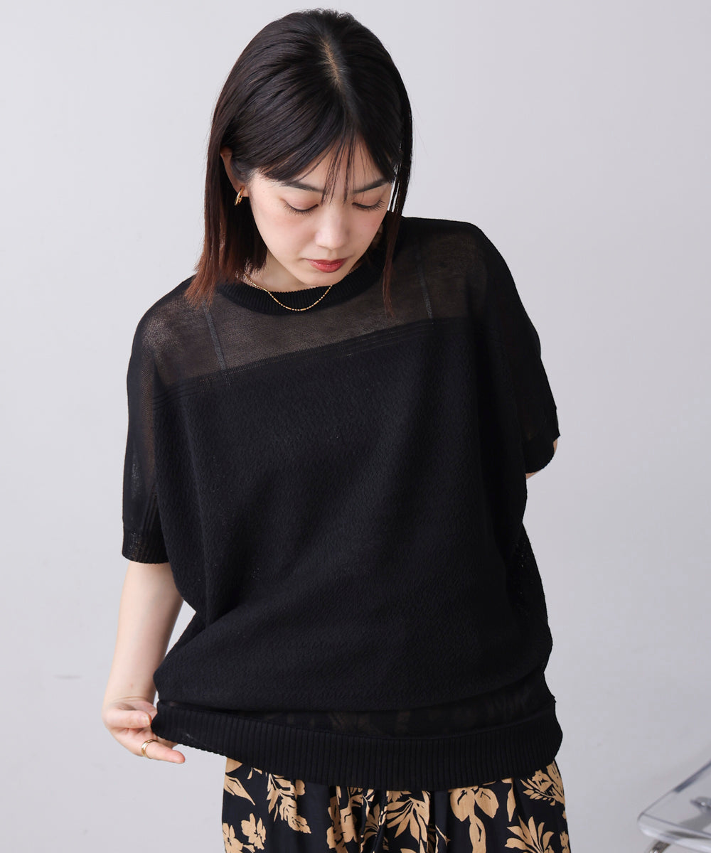 サマーニットプルオーバー